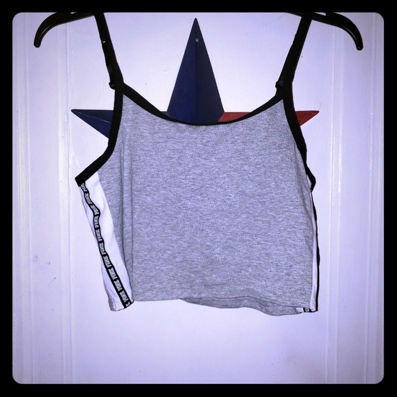PINK Victoria's Secret Tops - PINK brand crop top with built in shelf bra PINK Victoria's Secret Tops - PINK brand crop top with built in shelf bra